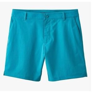 Rhone 34 Waist Resort Shorts Amalfi Teal Shorts 6" Inseam Golf Performance NWT‎